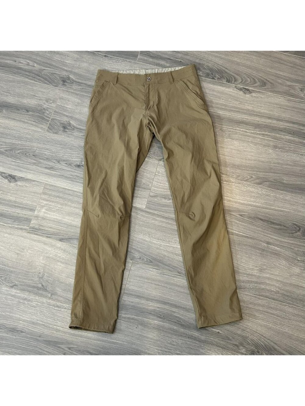 Kuhl Pants Mens 32 Renegade Brown Hiking Outdoor Stretch Tech Zip Pockets Trail